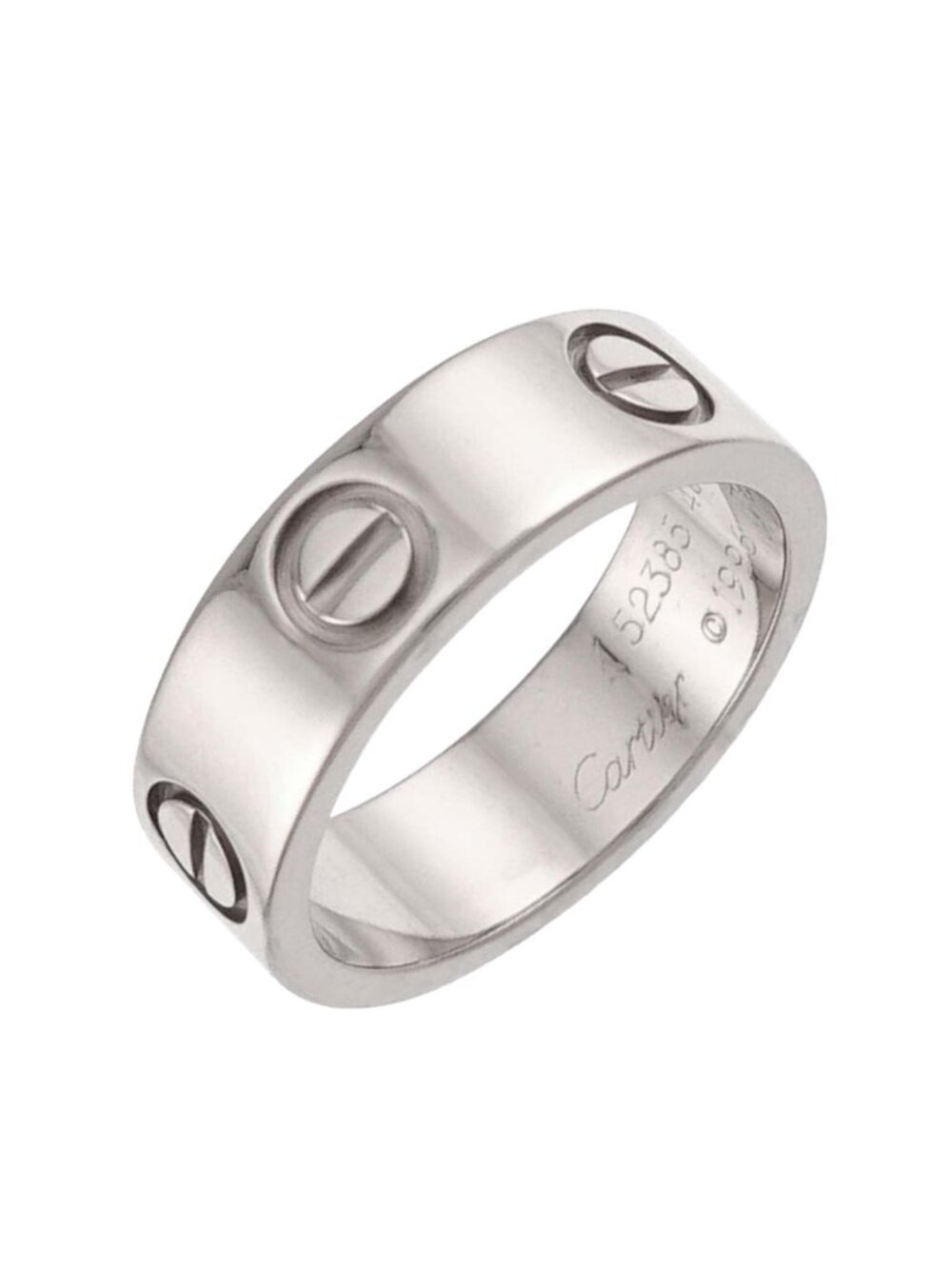 Cartier Love 48 Ring 18k White Gold 750